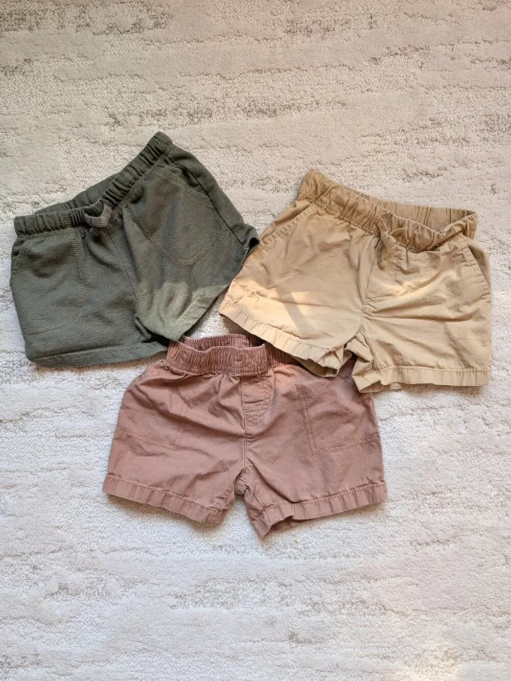 Bundle of Carter's Baby and Toddler Boys Shorts, 3 pairs, 24 Month and 2T